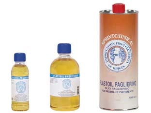 OLIO PAGLIERINO BIANCO PER MOBILI- - lt.1 colore bianco - in lattina - 12 pezzi
