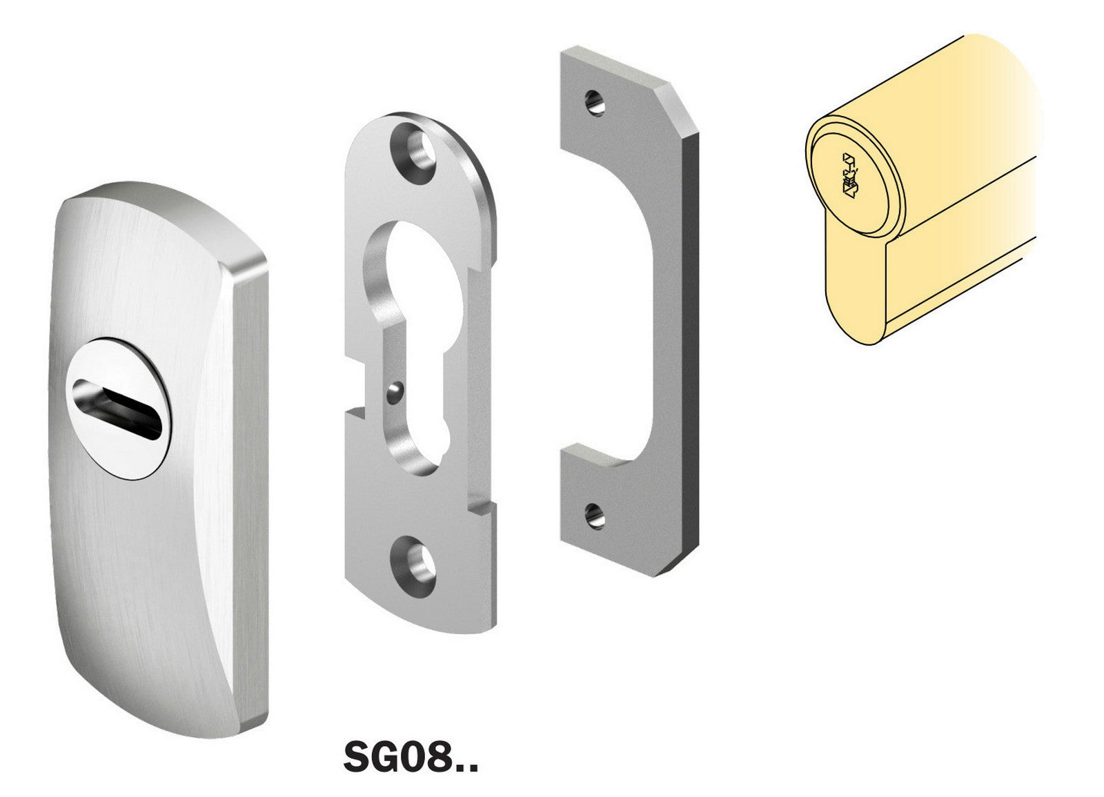 protector per cilindri sg08 alluminio silver cod:ferx.98534