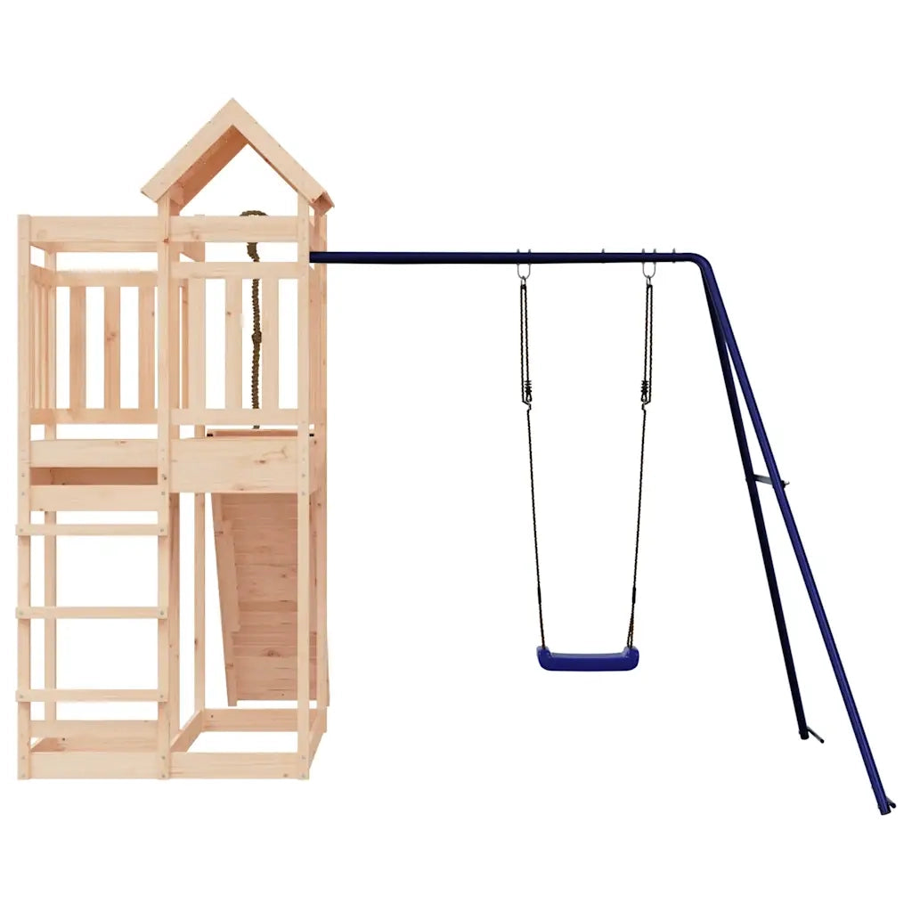 Set da Gioco da Esterno in Legno Massello di Pino 3156877