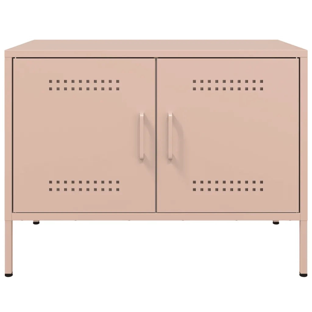 Mobile TV Rosa 68x39x50,5 cm in Acciaio 842936