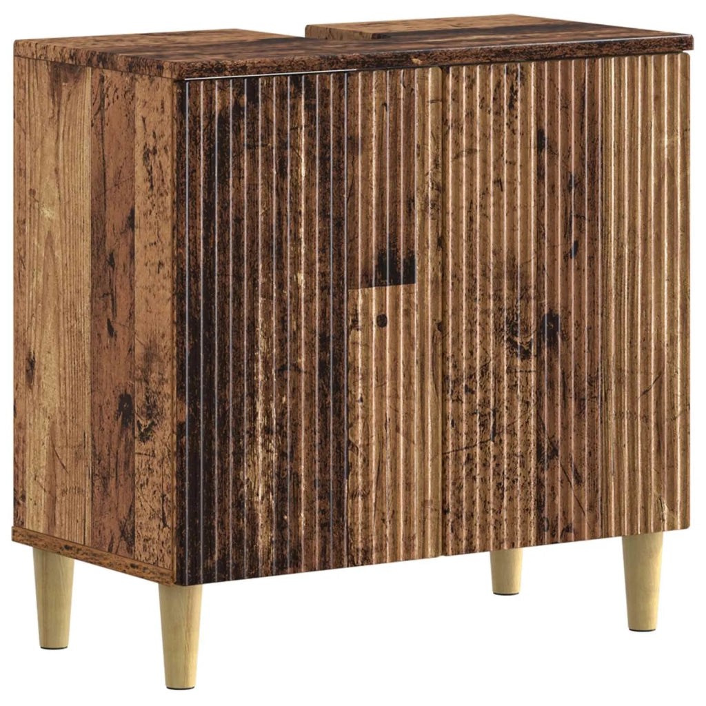 Armadio per Lavabo da Bagno ARNHEM Legno antico 896573