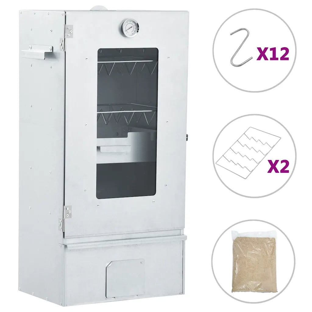 Affumicatore e Forno BBQ con 1 kg di Trucioli 44,5x29x83 cm cod mxl 11990