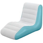 Trade Shop - Poltrona Lunga Leisure Luxe Chaise Longue Gonfiabile Design Ergonomico 133x79x88cm 75127 -