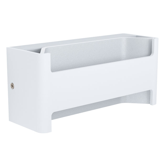 Applique Moderna Feloniche Alluminio Bianco Luce Led Integrato 10W