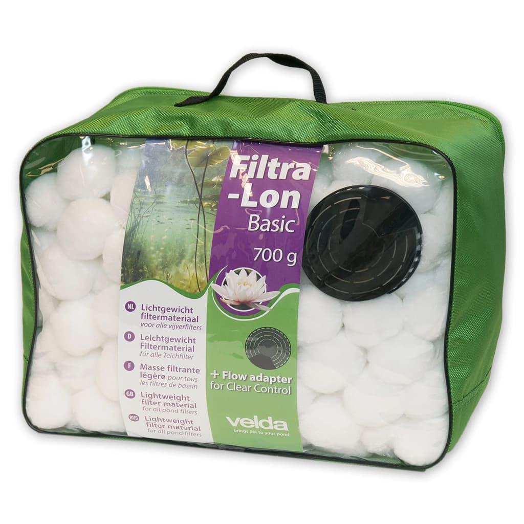 Materiale per Filtro per Laghetto Filtra-Lon Basic 700 g Bianco