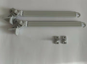 Braccetti per Tende da Sole in Alluminio 70 cm Coppia Kit con Ganci Vari Colori