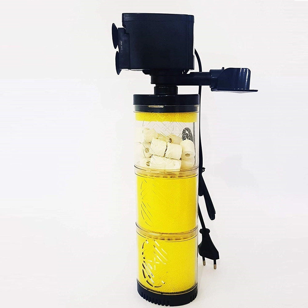 Trade Shop - Filtro Interno Dn-1503 15w 1800l/h 3 Filtraggio Pompa Filtrante Acquario Acqua -
