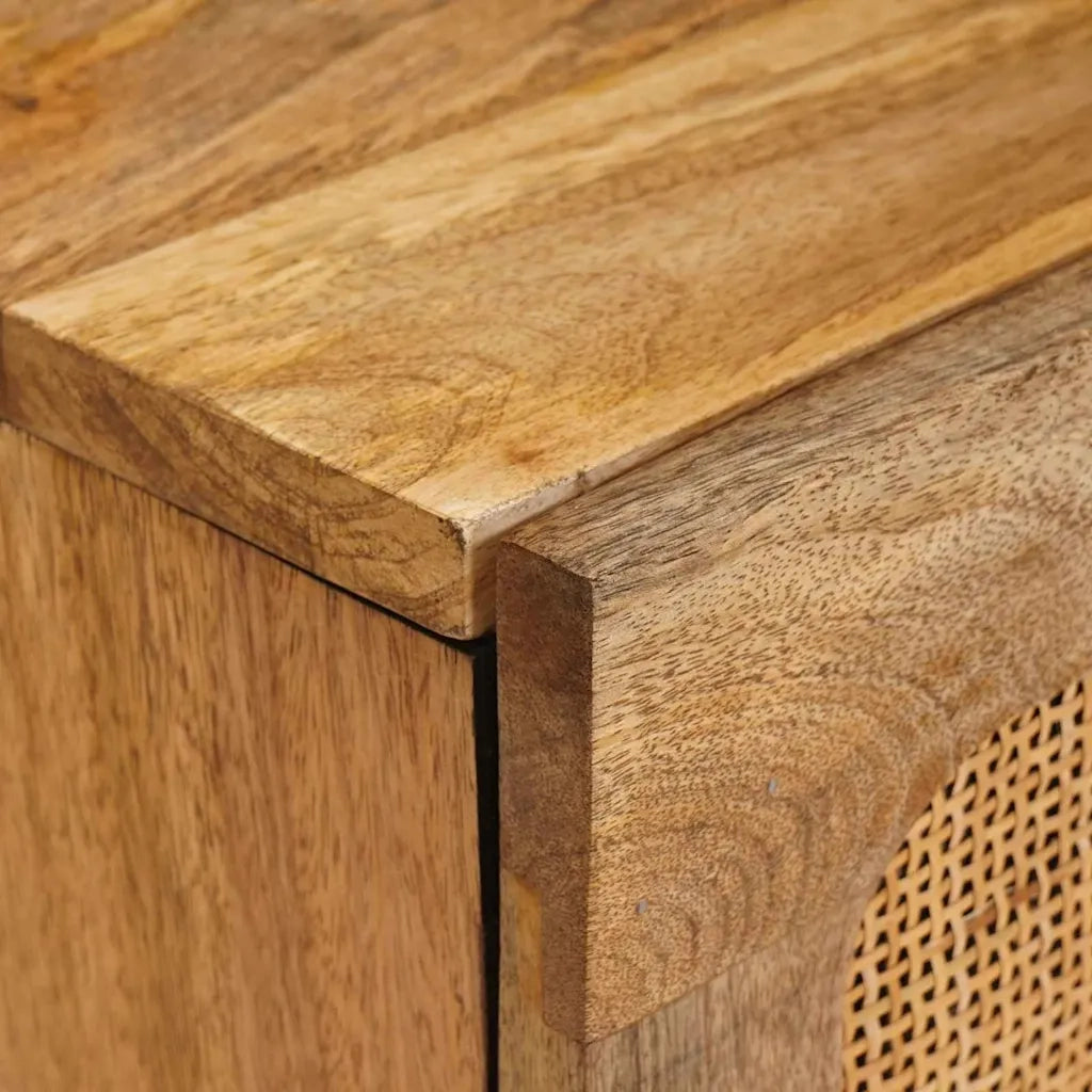 Mobile TV-Credenza per TV Marrone 105 x 33 x 46 cm Legno di mango massello 793403