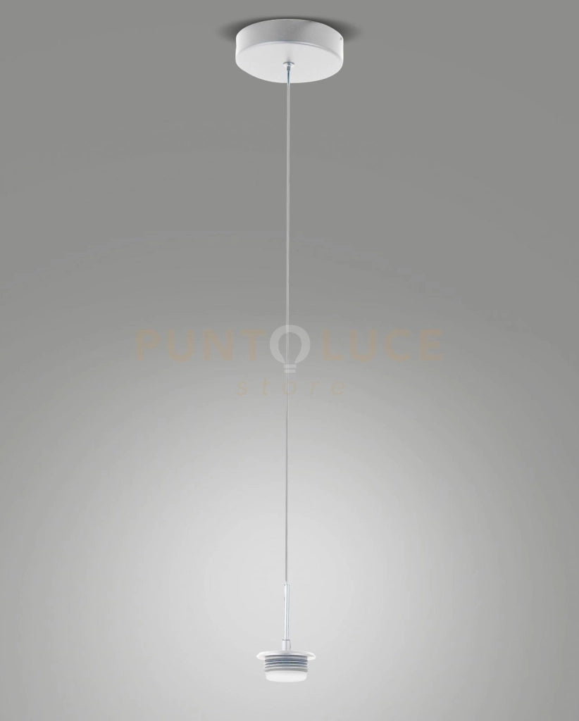 3804-41-102 MONTATURA BIANCA COMPLETA CCT 2700K - 3000K - 4000K - 8W - 750 lm 1 LUCE D.13CM DIMMERABILE