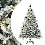 Albero di Natale artificiale preilluminato-Albero Natalizio con set di palline 827829