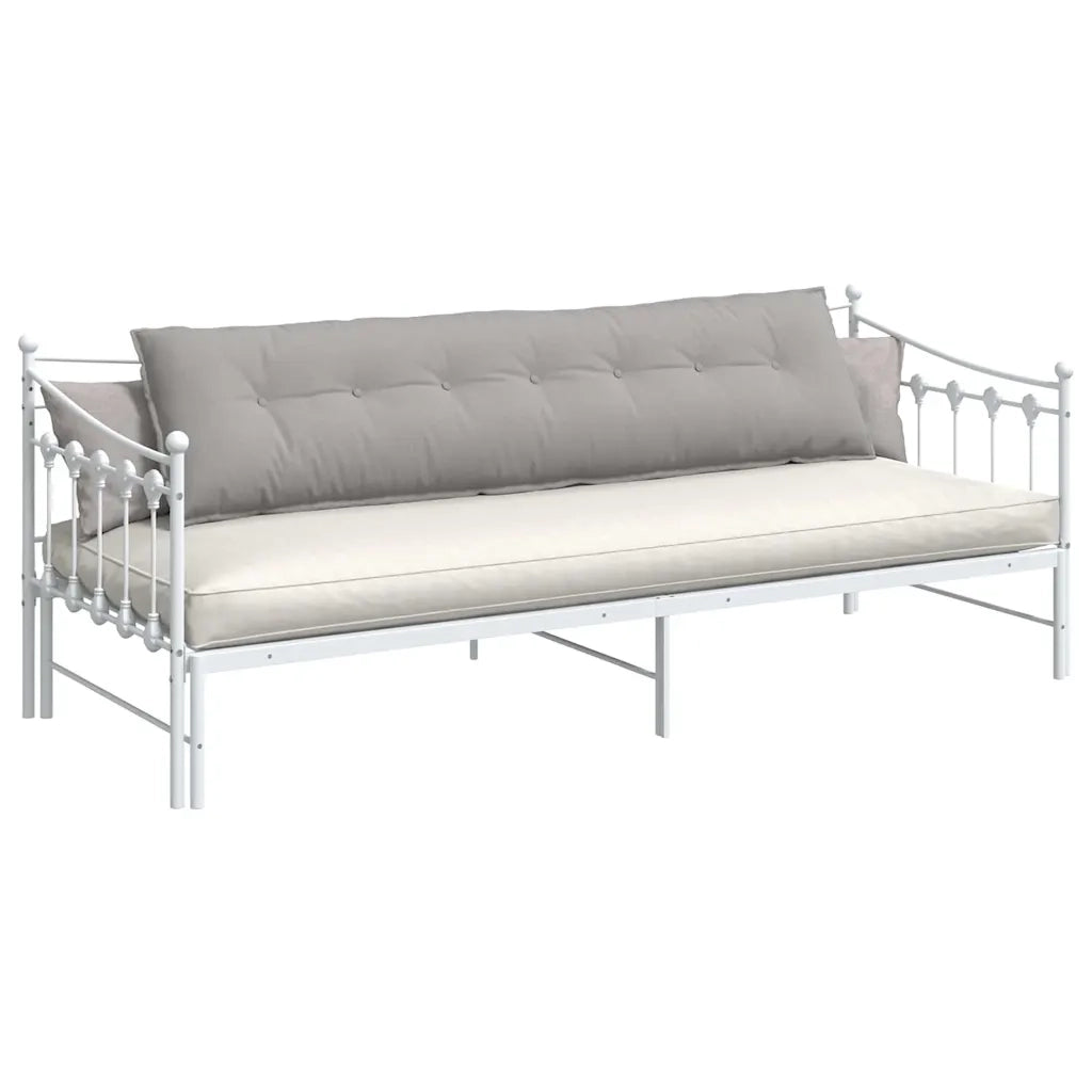 Cuscino per Schiena Grigio Nuvola 200 x 19 x 50 cm Tessuto