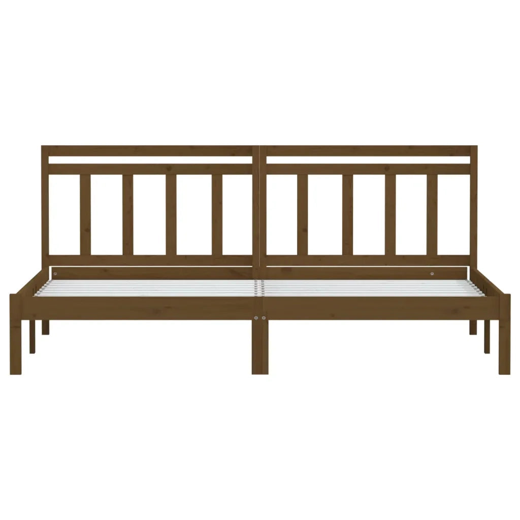 Giroletto Ambra senza Materasso in Legno di Pino 200x200 cm