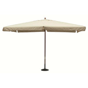 Ombrellone da giardino 3x4 con telo in poliestere Avorio palo in Legno antivento mod. Fantasy