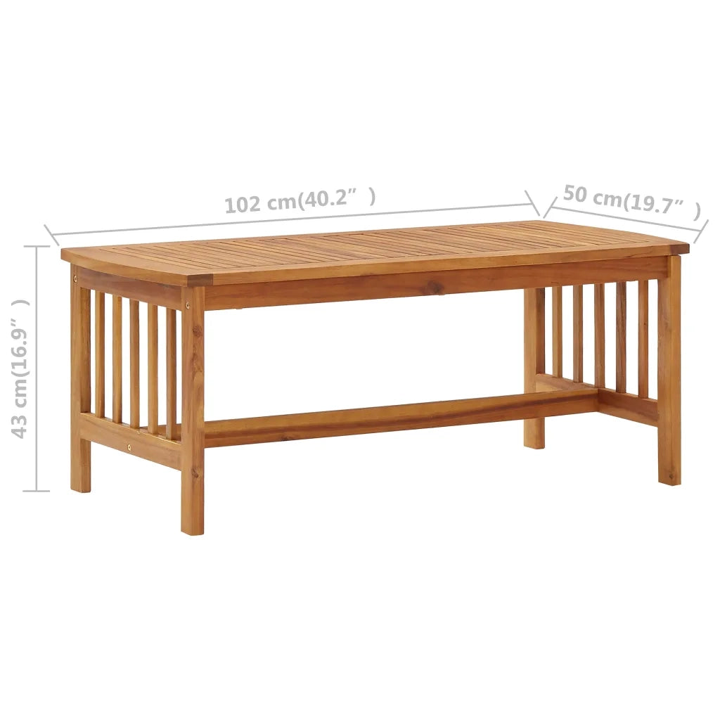 Set Divani da Giardino 3 pz con Cuscini in Massello di Acacia 3057976