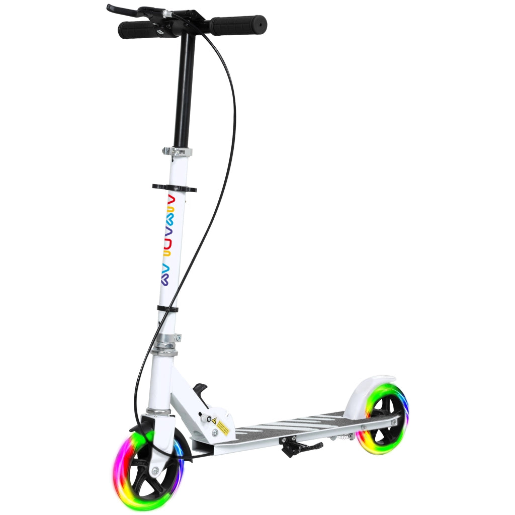 Pattinino Pieghevole per Bambini 3-8 Anni ¨C zephmum ¨C Bianco
