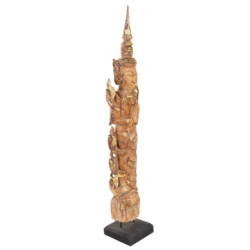 Figura decorativa di origine tailandese 12,5x7,5x76h