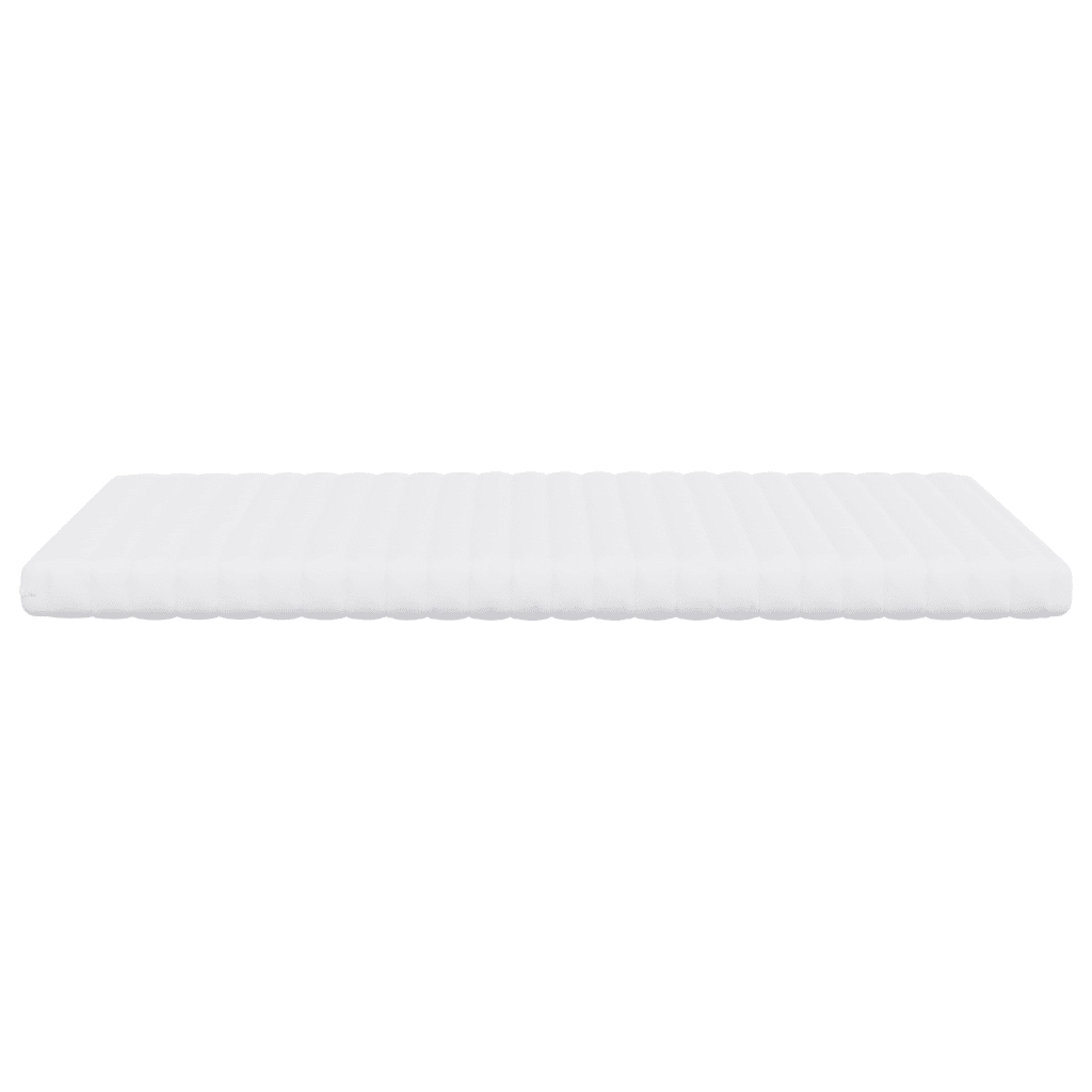 Materasso in Schiuma Bianco 140x200 cm 7 Zone Durezza 20 ILD 356356