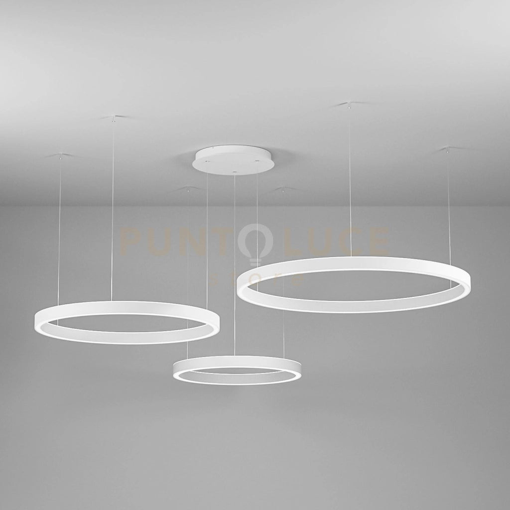 CRISEIDE SS/3D - LAMPADARIO A SOSPENSIONE 3 LUCI BIANCO A LED 3000K 6700LM 125W(35W+40W+50W) DIMMERABILE
