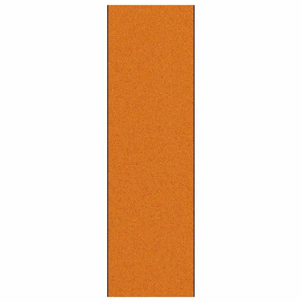 Zerbino d'ingresso moderno rettangolare per interni/esterni 120 x 400 cm resistente antiscivolo poliammide arancione 02_0057950