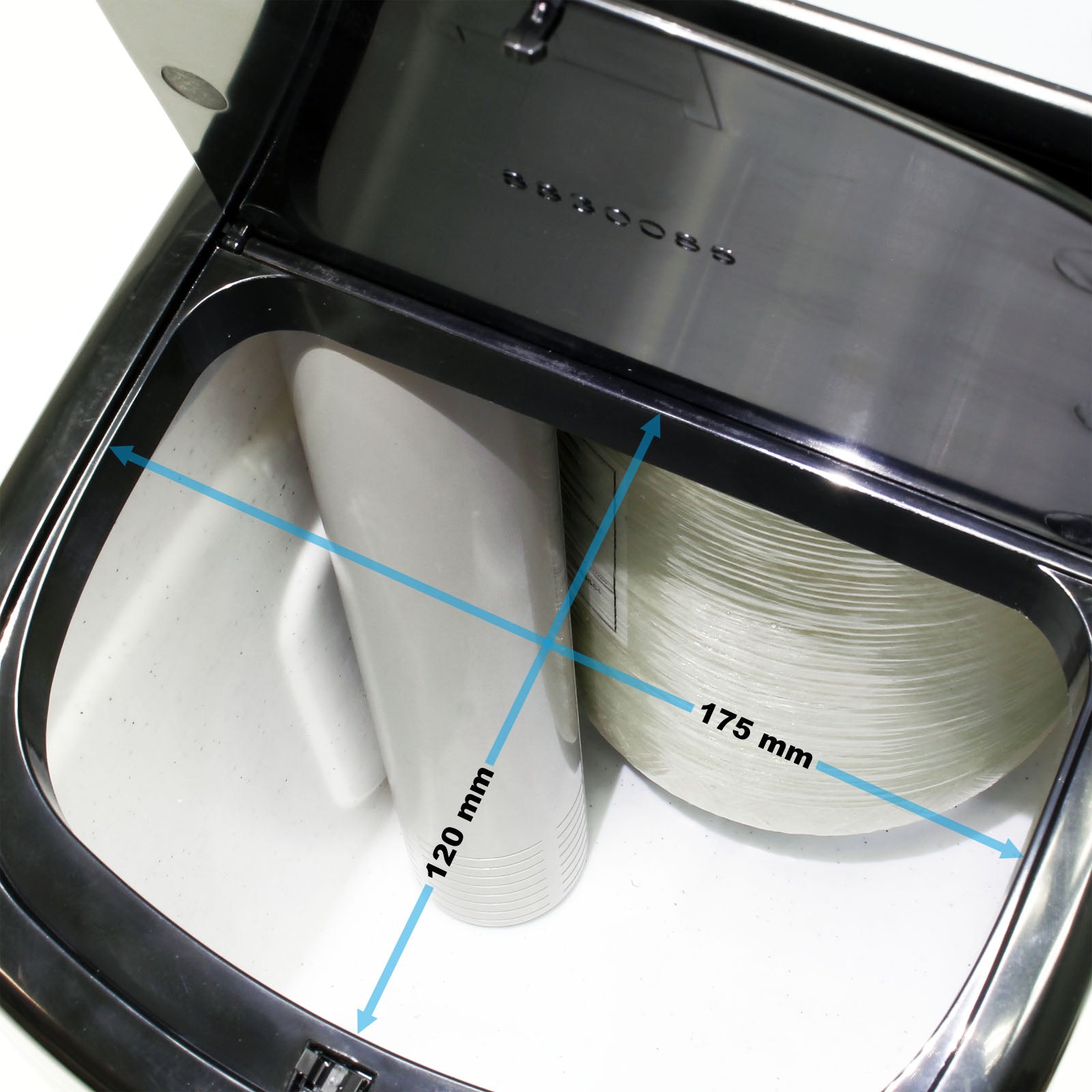 NW-SOFT-D Addolcitore d'acqua 1000 l/h con serbatoio salamoia da 30 kg e display