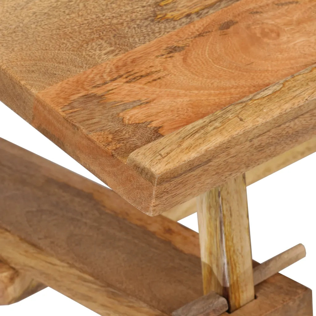 Tavolo da Disegno in Legno Massello di Mango 116x50x76 cm 244948