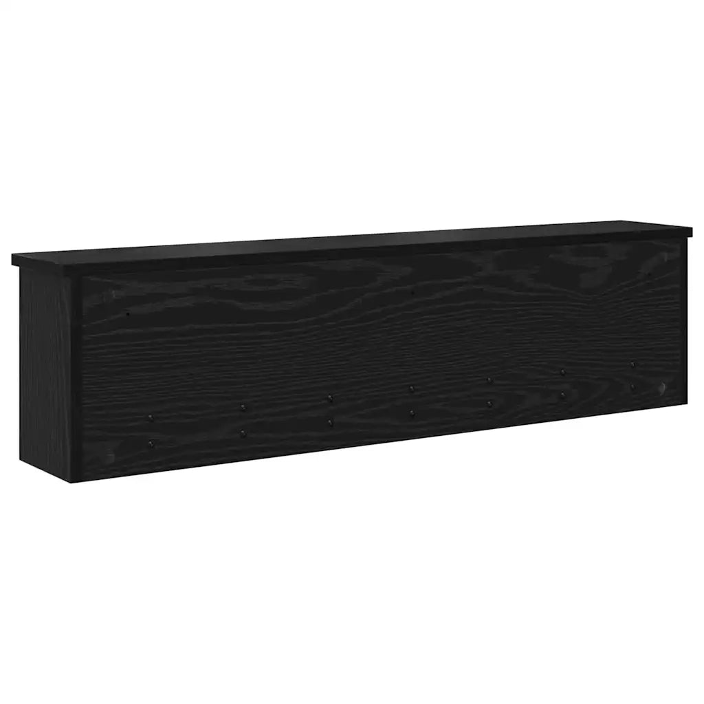 Appendiabiti a muro Rovere Nero 100 x 16 x 26 cm CFW8068446
