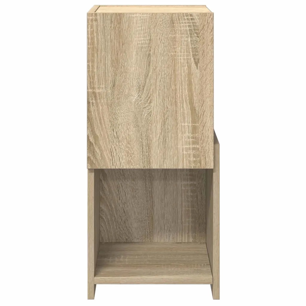 Mobile angolare 30,5x30x65cm Legno ingegnerizzato Rovere Sonoma 889839