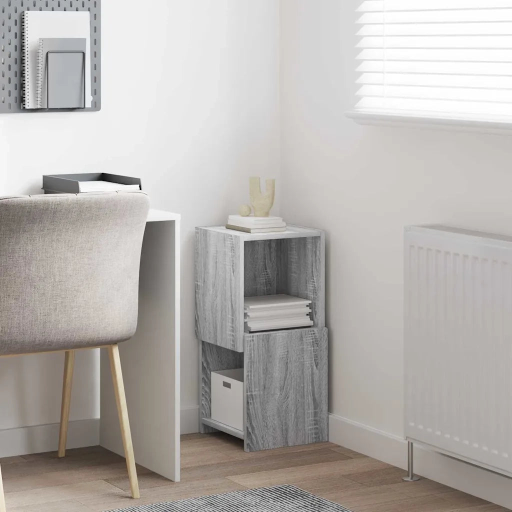Mobile angolare Grigio Sonoma 30,5x30x65cm Legno multistrato