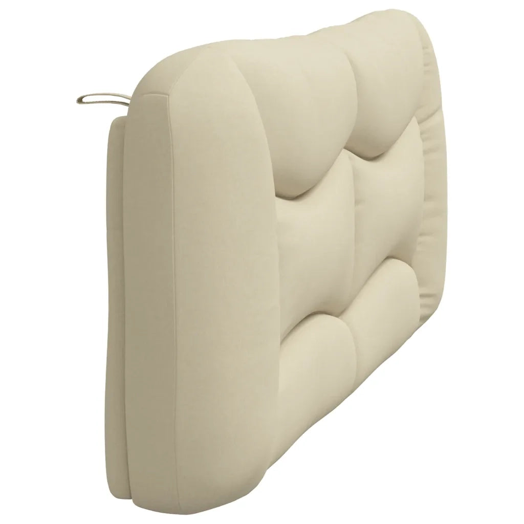 Cuscino Testiera Hvar Crema 180 cm in Tessuto 374605