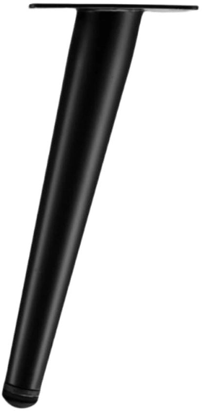 Supporti di base per mobili - Set di 2 - Nero lucido - 25cm - Sostegno stabile - Adatto per mobili - Alta resistenza