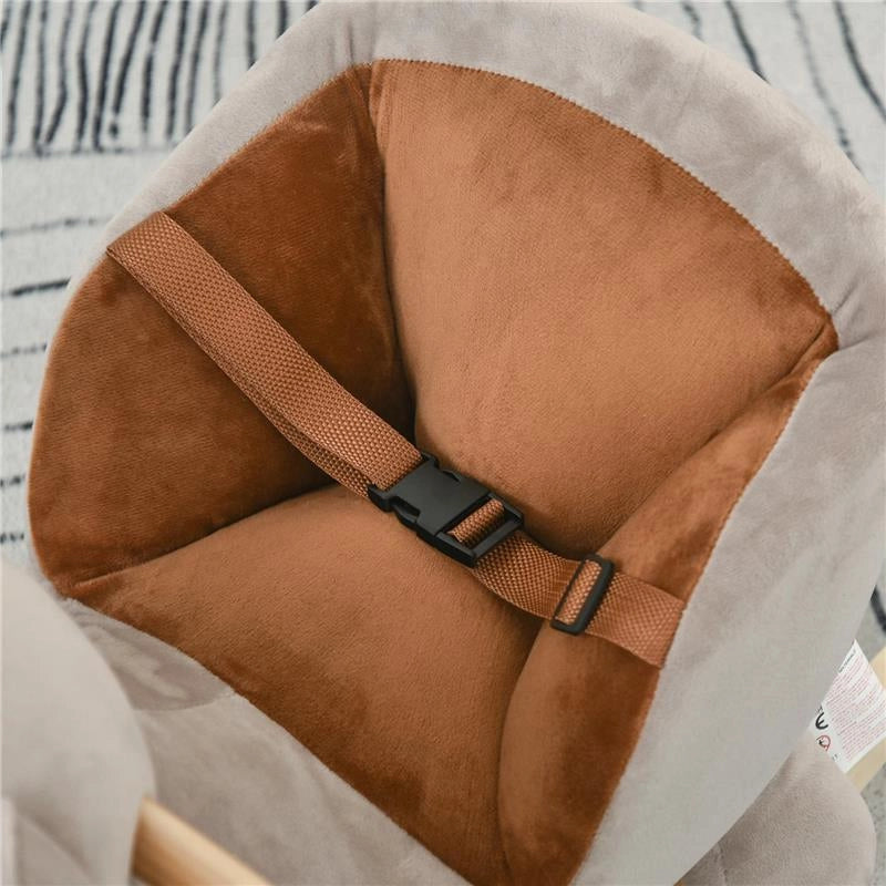 DONDOLO A FORMA DI ORSO PER BAMBINI 18-36 MESI - GRIGIO
