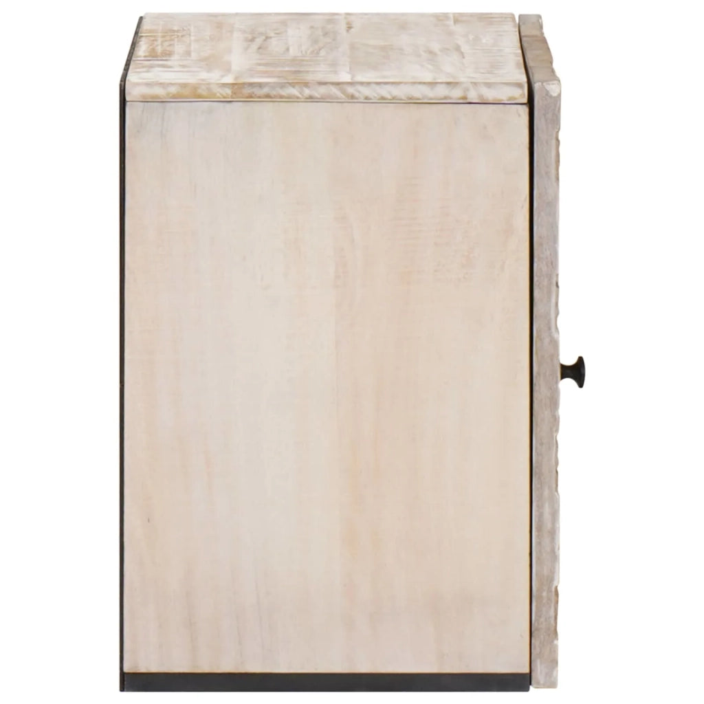 Mobile Appeso da Bagno con porta Bianco 38 x 33,5 x 48 cm 4018388
