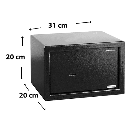 Genie Hand Cassaforte Meccanica Invisibile Doppia Mappa 20x31x20 cm