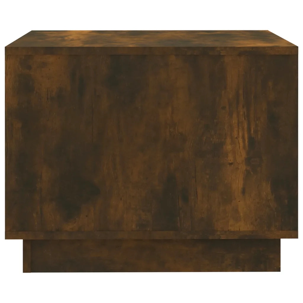 Tavolino da Salotto Rovere Fumo 55x55x43 cm in Truciolato 813086