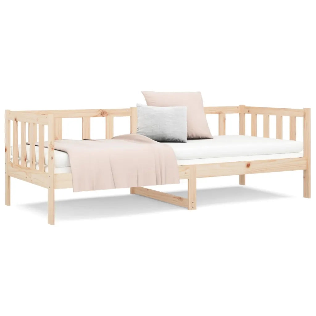 Letto singolo | Letto per adulti | Dormeuse senza Materasso 90x190 cm in Legno Massello di Pino