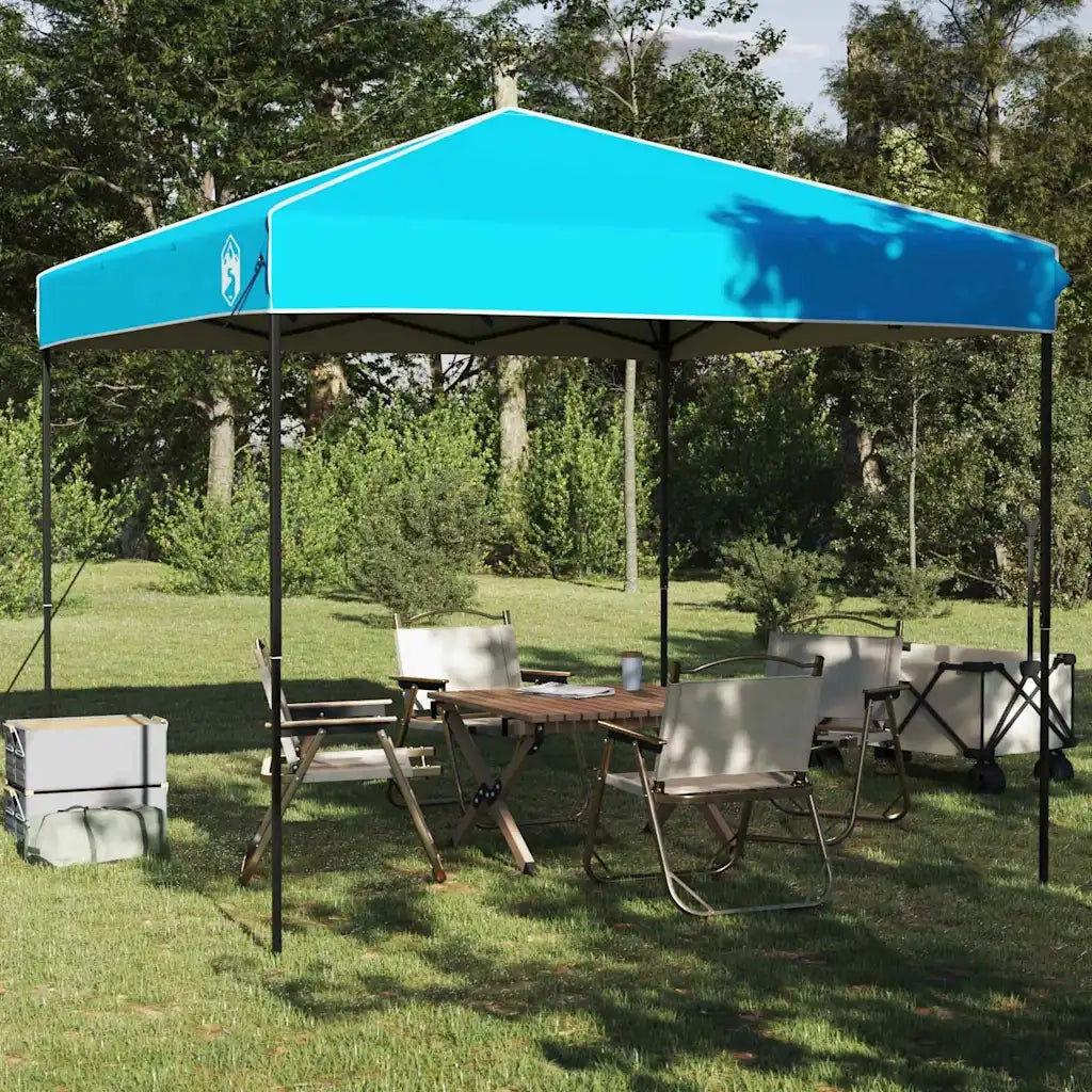 Tenda Gazebo-Tenda da festa Blu 243 x 243 x 251 cm Tessuto 550338