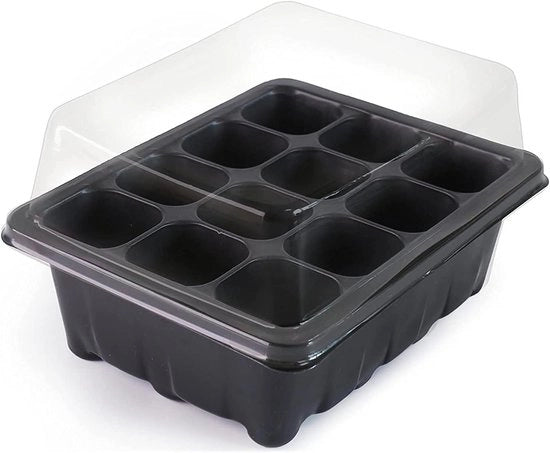 5 Set di Semi per Avviamento con 60 Cellule, Mini Kit di Coltivo con Coppe e Sostanza di Semi
