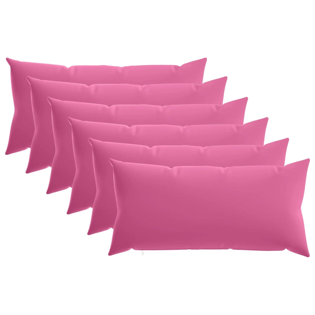 Federa 6 pcs HEERLEN Rosa 40 x 80 cm Poliestere 910043