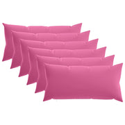 Federa 6 pcs HEERLEN Rosa 40 x 80 cm Poliestere 910043