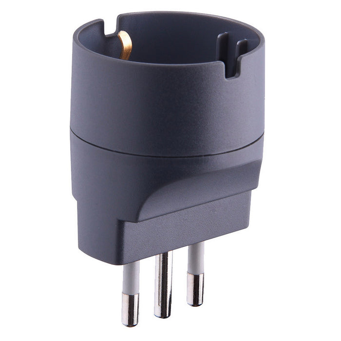 adattatore schuko 10a nero figura.8 cod:ferx.98612