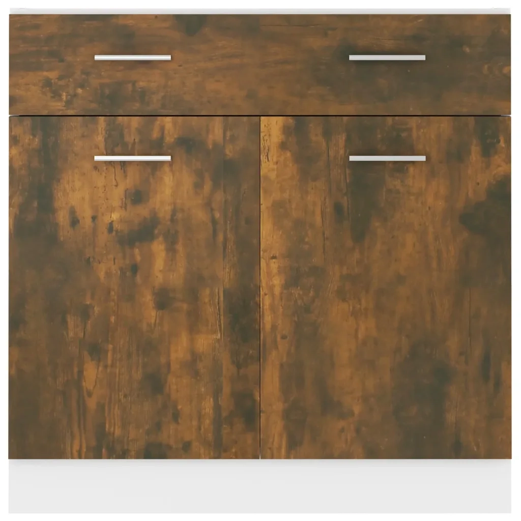 Mobile con Cassetto “Lyon” Rovere Fumo 80x46x81,5 cm 815579