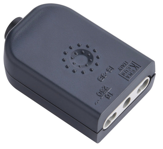 presa bipasso 2 poli + terra nera figura 1 cod:ferx.98616