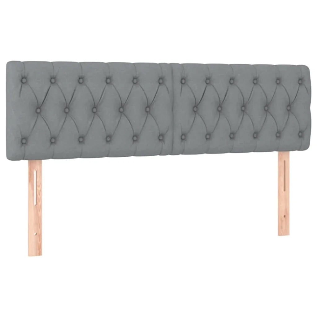 Struttura Letto Pouf con Materassi 160x200 cm in Tessuto 3312008