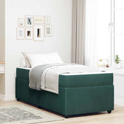Struttura del letto Verde Scuro 90 x 200 cm Tessuto 3398350