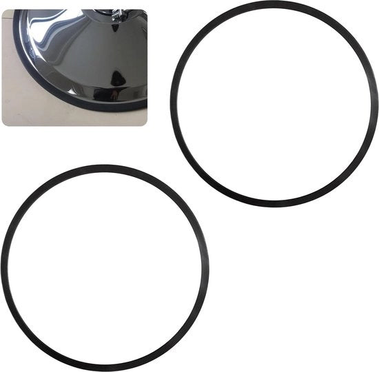 Gomme antiscivolo per protezione bar - 2 pezzi - 58 cm/22.83 pollici - anelli in gomma antiscivolo - protezione per bar e barstoli - base per barstoli - supporti per base rotonda