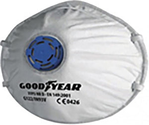 Mascherina protettiva FFP3 con valvola mod. G122/IN93V Lavoro