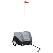 Rimorchio da Bici Nero e Grigio 30 kg in Ferro CFW8281632