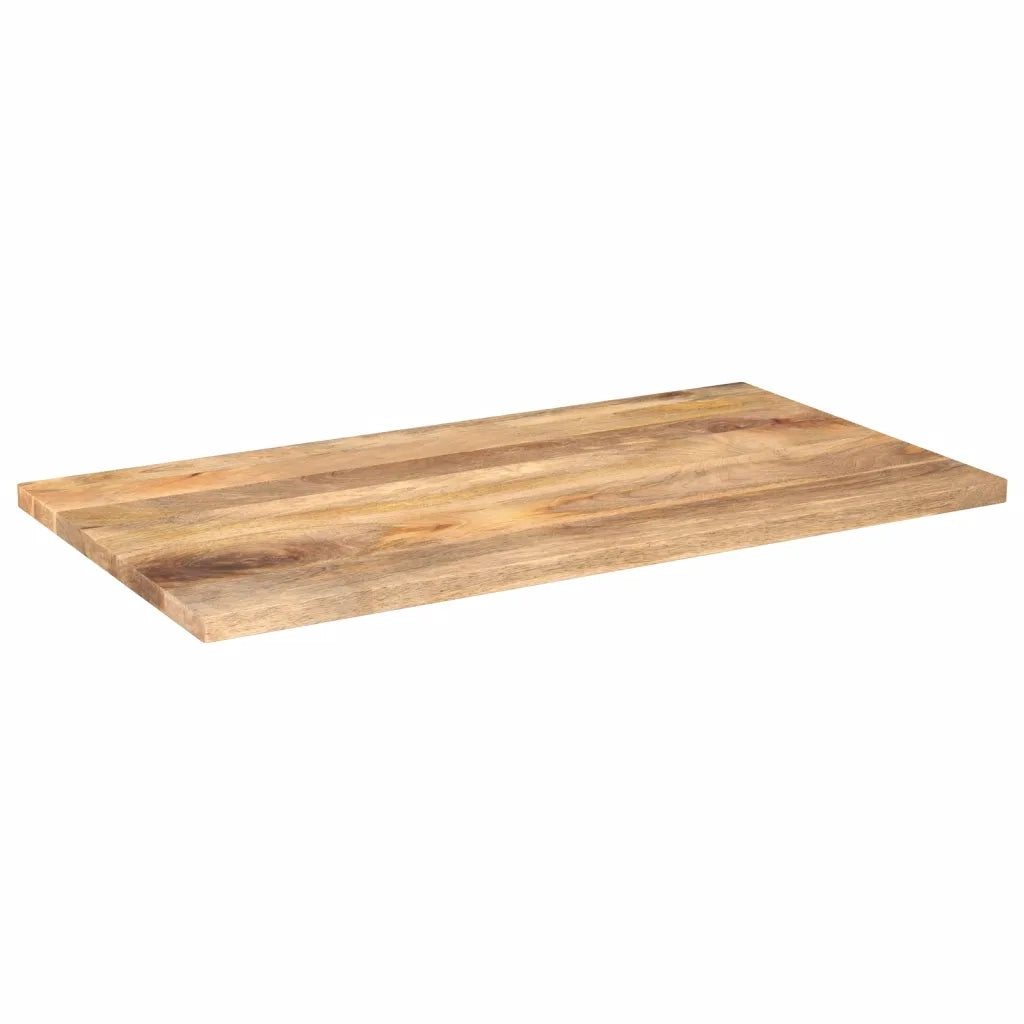 Piano Tavolo 100x50x2,5 cm Rettangolare Legno Massello di Pino 371461