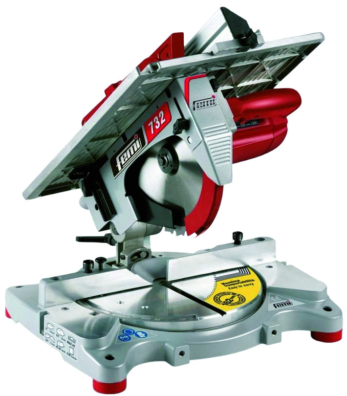 Femi TRONCATRICE COMBINATA PER LEGNO ED ALLUMINIO ''732'' 1550 W ø 254 mm