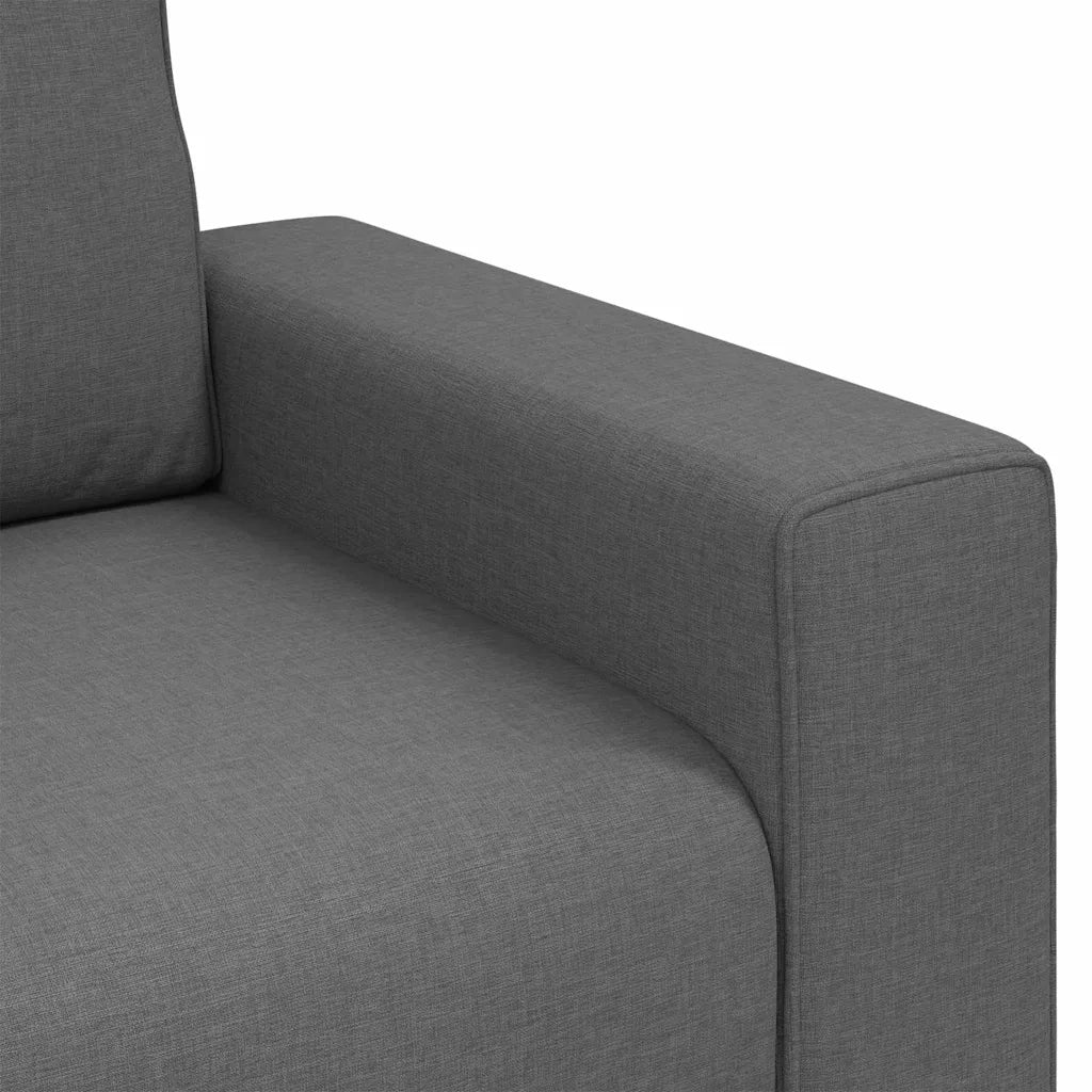 Poltrona | Sedia Relax Sofa Grigio scuro 100 cm Tessuto
